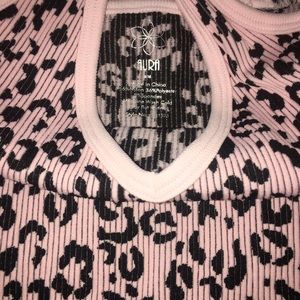 Blush Pink Leopard Bodysuit